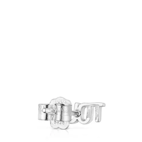 1/2 brinco em prata Logo