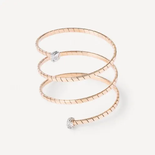 Anel duplo em ouro com diamantes TOUS ATELIER