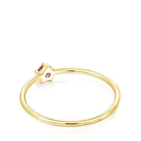 Anel em ouro com rodolita Cool Joy