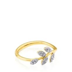 Anel Gem Power em Ouro com Diamantes