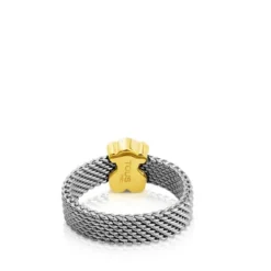 Anel Mesh em Ouro