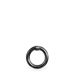 Anel pequeno Hold em Prata Dark Silver