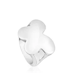 Anel selo em prata borboleta Bold Motif