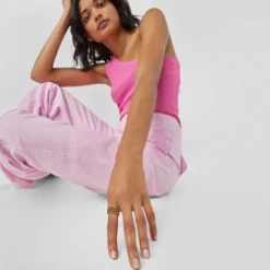 Anel triplo TOUS Straight em prata vermeil e pedras preciosas