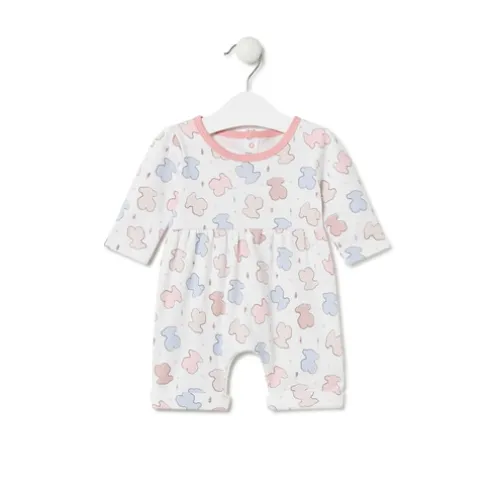 Babygrow casual de bebé Colors cor-de-rosa
