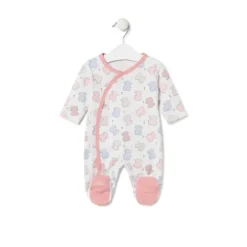 Babygrow de bebé Colors cor-de-rosa