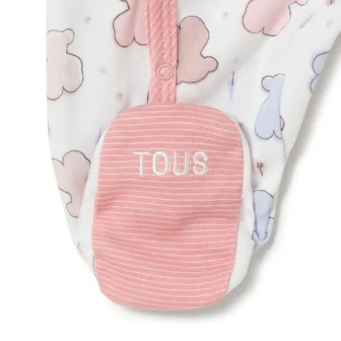 Babygrow de bebé Colors cor-de-rosa