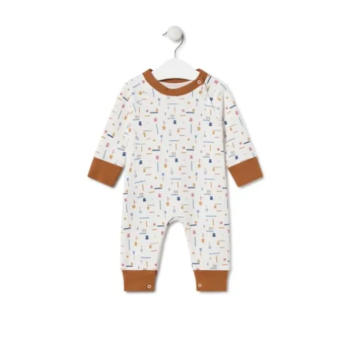 Babygrow de bebé Geome cor única