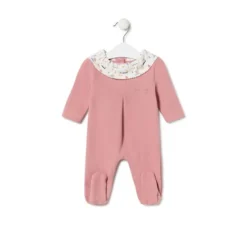 Babygrow de bebé Geome cor-de-rosa