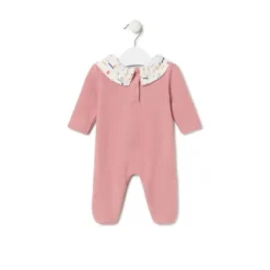 Babygrow de bebé Geome cor-de-rosa