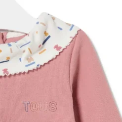 Babygrow de bebé Geome cor-de-rosa