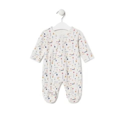 Babygrow de bebé Geome cor única