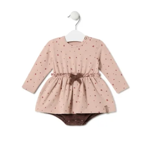 Body com saia de bebé para menina Pink cor-de-rosa