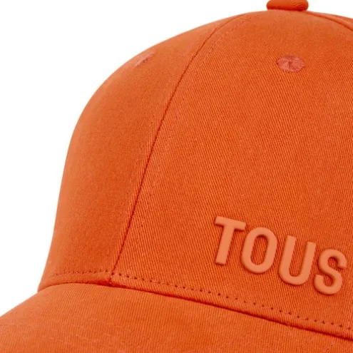 Boné laranja TOUS Logo Metal