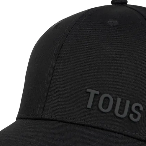 Boné preto TOUS Logo Metal