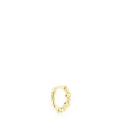 Brinco argola com bolas em ouro e diamantes Les Classiques