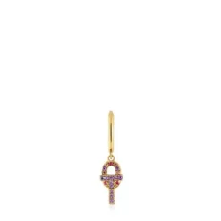 Brinco solto em ouro e pedras preciosas TOUS MANIFESTO