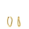 Brincos de argola em ouro 14 mm New Hav