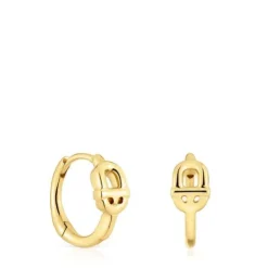 Brincos de argola em ouro TOUS MANIFESTO