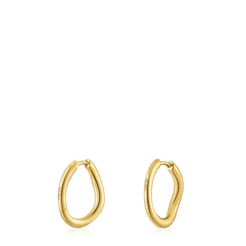 Brincos de argola em ouro 11 mm New Hav