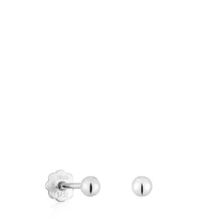 Brincos em ouro branco 3 mm Basics