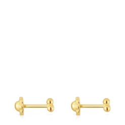 Brincos em ouro motivos 4 mm Basics