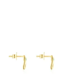 Brincos em ouro TOUS Hav com pedra preciosa tsavorite