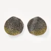 Brincos grandes ATELIER Nenufar em Ouro e Diamantes amarelos