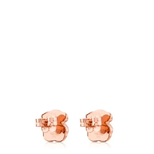 Brincos Motif em Prata Vermeil rosa