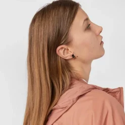 Brincos Motif em Prata Vermeil rosa