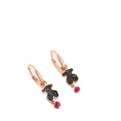 Brincos Motif em Prata Vermeil rosa