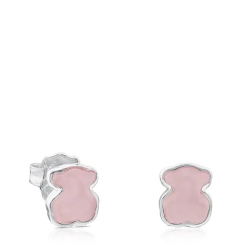 Brincos New Color em Prata com Quartzo