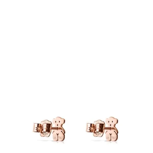 Brincos Sweet Dolls em Prata Vermeil rosa