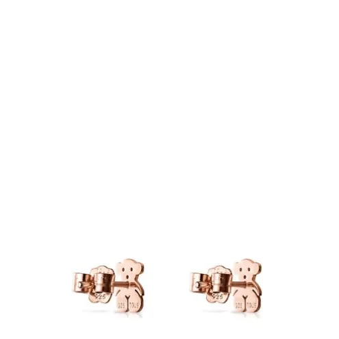 Brincos Sweet Dolls em Prata Vermeil rosa