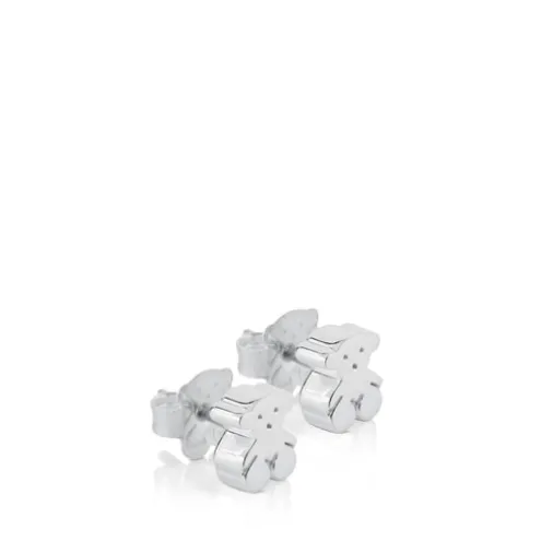 Brincos Sweet Dolls urso em prata