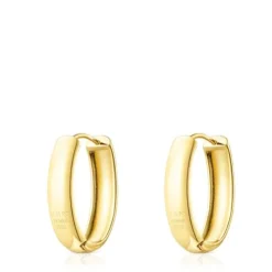 Brincos TOUS Basics oval em Prata vermeil
