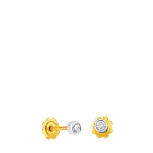 Brincos TOUS Diamonds em Ouro