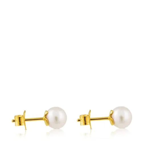 Brincos TOUS Pearls em Ouro
