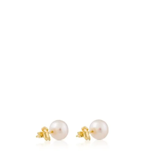 Brincos TOUS Pearls em Ouro