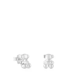 Brincos urso em prata 10 mm Bold Bear