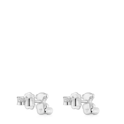 Brincos urso em prata 7,2 mm Bold Bear