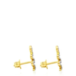 Brincos Gem Power em Ouro com Diamantes
