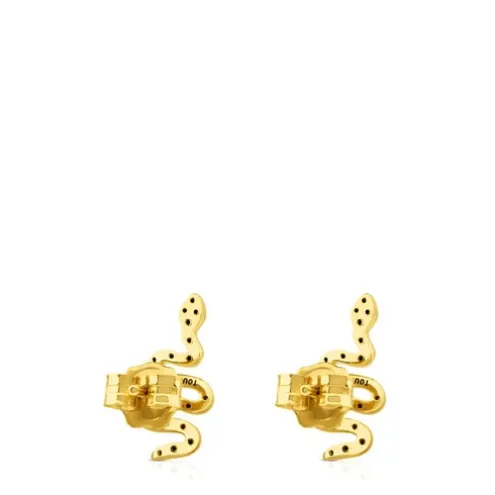 Brincos Gem Power em Ouro com Diamantes