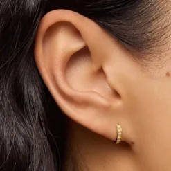 Brincos Gem Power em Ouro com Diamantes