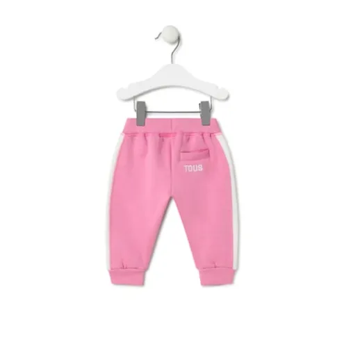 Calças desportivas Casual cor-de-rosa