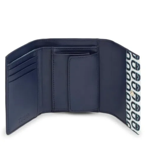 Carteira Flap azul-marinho TOUS MANIFESTO Essence