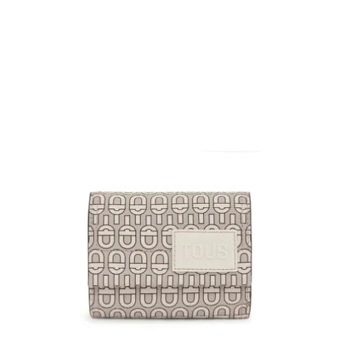 Carteira Flap bege TOUS MANIFESTO Essence