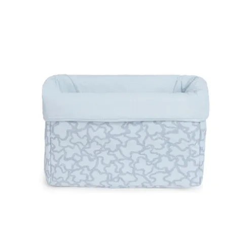 Cesto infantil de tecido Home Kaos Azul Celeste