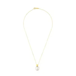 Colar Alecia em ouro com pérola.