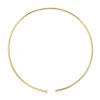 Colar banhado a ouro de 18 K sobre prata Basicos